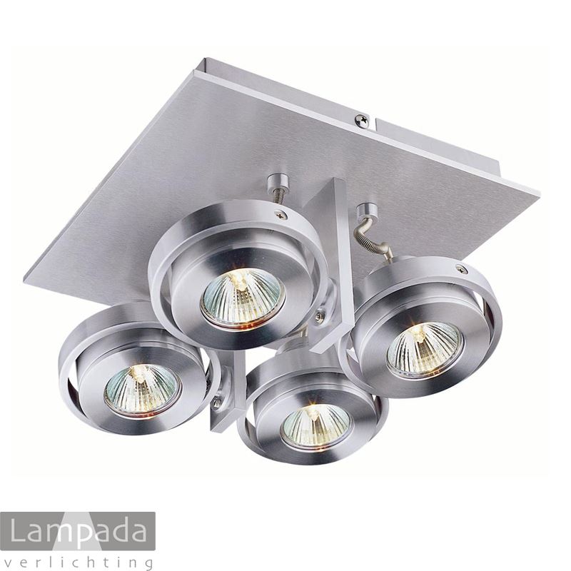 frequentie Actie Bevriezen opbouw quatro spot alu led 46S008 | Lampada Verlichting