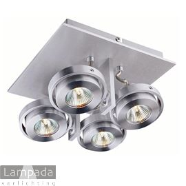 Afbeelding van opbouw quatro spot alu led 46S008