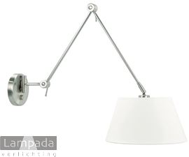 Afbeelding van wandlamp hengel rvs 13W0009