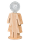 Picture of TAFELLAMP VROUW HOUT 1720170