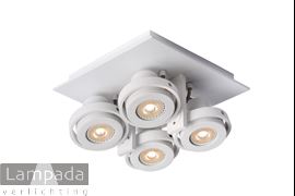 Afbeelding van opbouw quatro spot wit LED 46S009