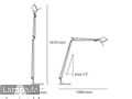 Picture of LEESLAMP TOLOMEO LETURA ALU 48L0001