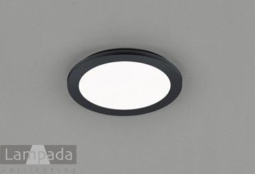 Picture of plaf rond 17cm zwart IP44 36P0003