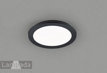 Picture of plaf rond 26cm zwart IP44 36P0001